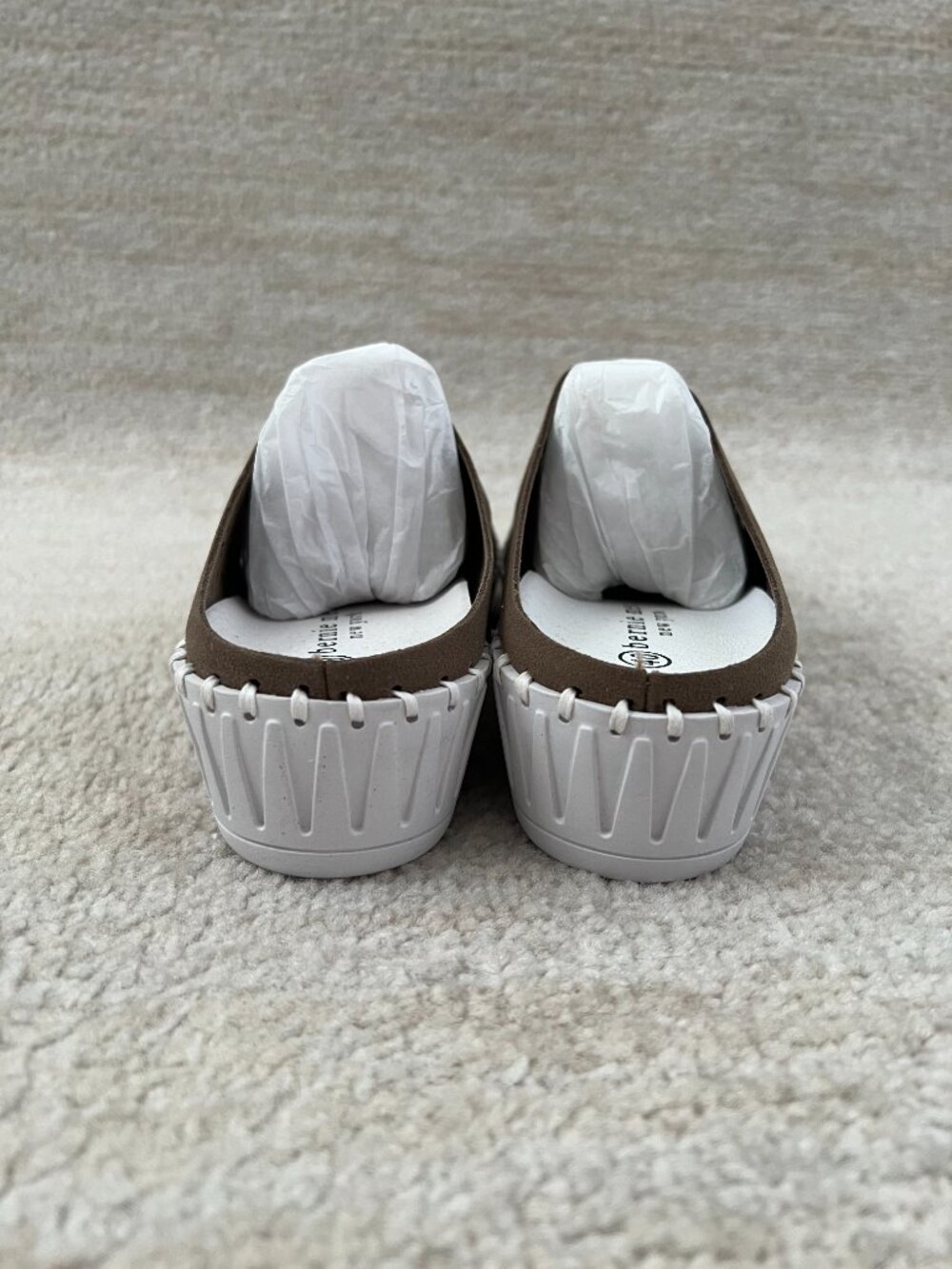Bernie Mev Tess Mules Floral Perforated Cutout Clogs Slip On Wedge Shoes 40 - Picture 4 of 10